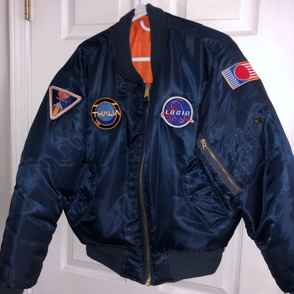 logic bomber jacket black